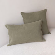 linen cushion cover - sage - multiple sizes