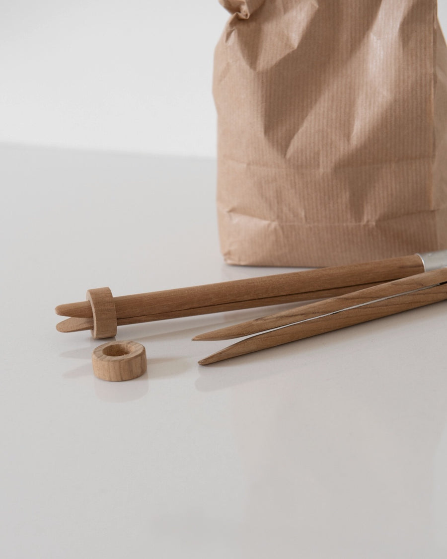 food bag clip - acacia wood - multiple sizes - ezu studio