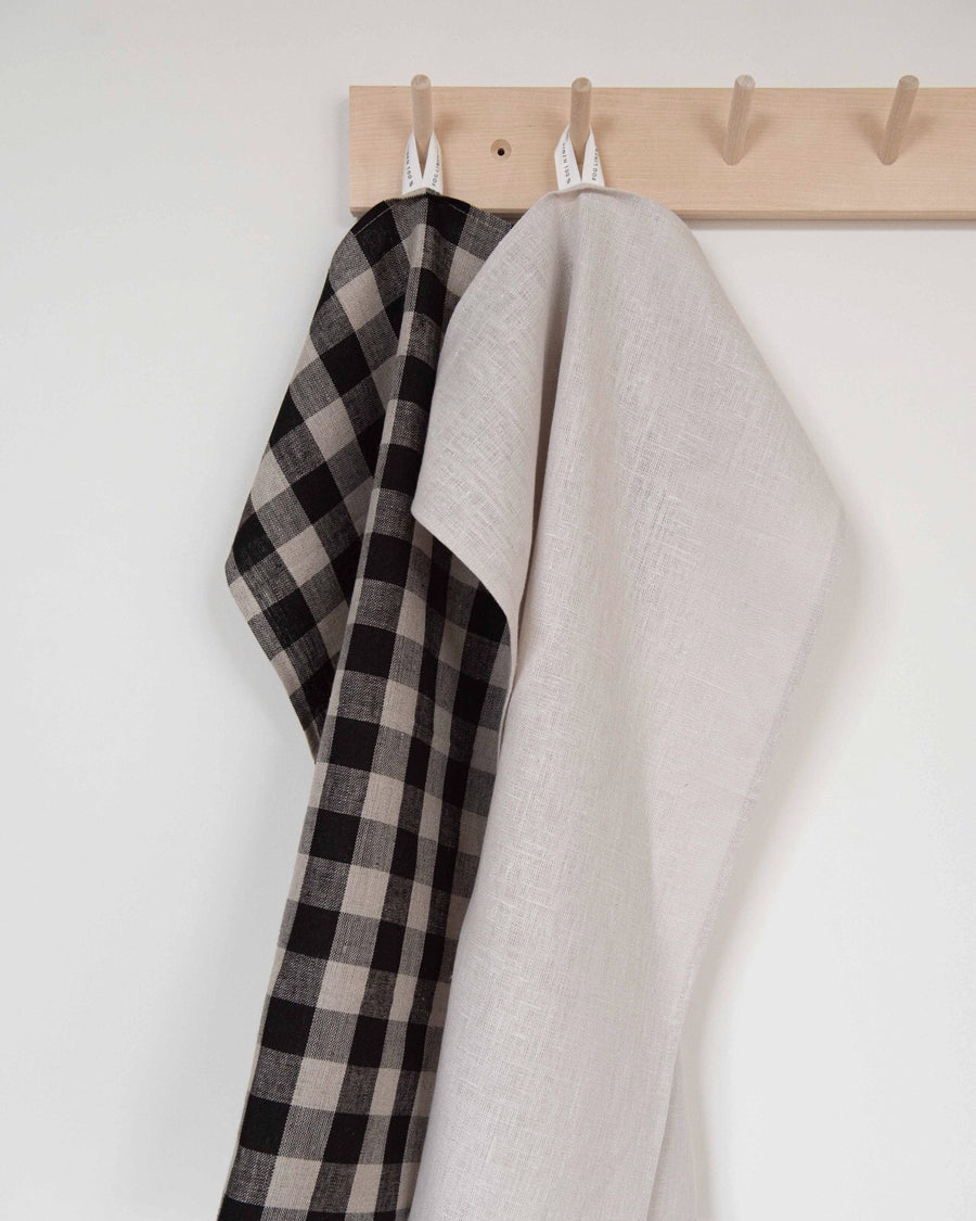 kitchen towel - linen - beige – Ezu Studio