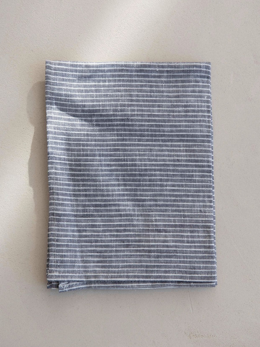 kitchen towel - linen - grey striped