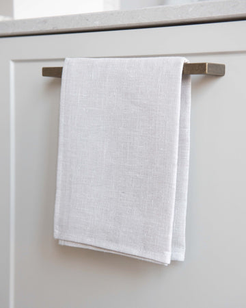 kitchen towel - linen - beige - ezu studio