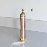 salt mill - tall - brass/copper