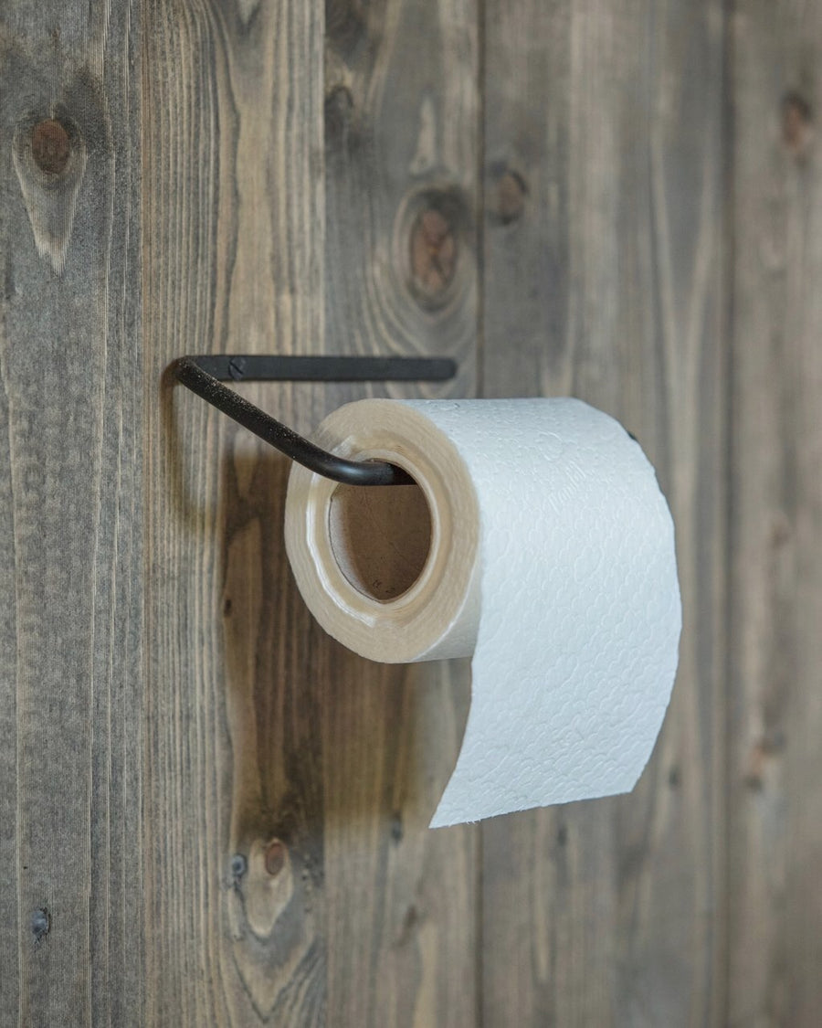 toilet paper holder - powder coated iron - ezu studio