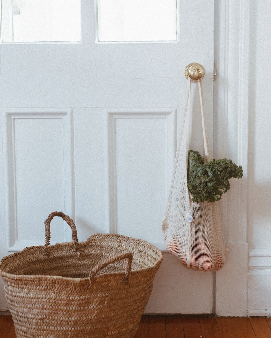 tote bag - mesh - organic cotton - ezu studio